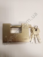 Замок навесной П-образный сатин лаз. 94мм(Китай) (24 шт)