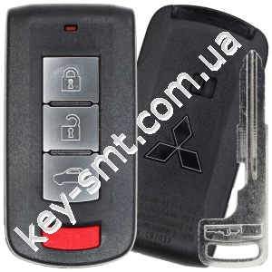 Смарт ключ Mitsubishi Outlander, 315 Mhz, OUC644M-KEY-N, PCF7952A/ Hitag 2/ ID46, 3+1 кнопки /D