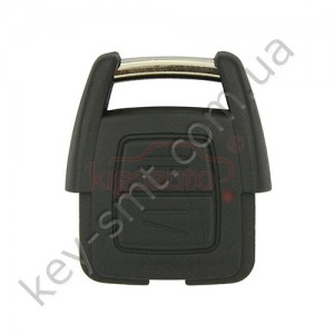 Корпус ключа Opel Astra, Corsa, Tigra и другие, 2 кнопки, лезвие YM28 /D