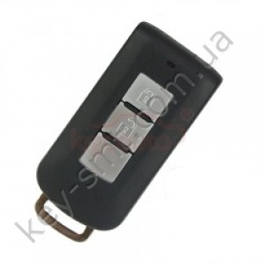 Смарт ключ Mitsubishi Outlander, ASK, PHEV, 433 Mhz, PCF7952A/ Hitag 2/ ID46, 2 кнопки /D