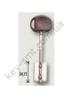 Mottura MY KEY Бородковые (100mm) синий. Для замков MY KEY серий 52M, 52KM, 52RM, 52KRM (оригинал)с правым упором