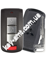 Смарт ключ Mitsubishi Outlander, Mirage, 315 Mhz, ID46 (7952), OUC644M-KEY-N, 2+1 кнопки /D