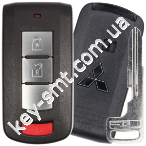 Смарт ключ Mitsubishi Outlander, Mirage, 315 Mhz, ID46 (7952), OUC644M-KEY-N, 2+1 кнопки /D
