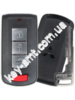 Смарт ключ Mitsubishi Outlander, Lancer, 315 Mhz, OUC644M-KEY-N, PCF7952A/ Hitag 2/ ID46, 3+1 кнопки /D