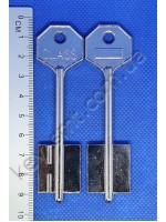 Класс-3 Короткий широкий ЦИНК /Китай//91х25мм//4.9мм Белый