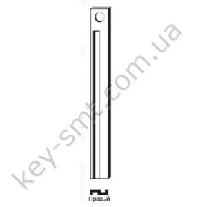 Реечный с пазом 2п 3,5х9,5 мм прав
