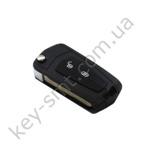 Корпус выкидного ключа Hyundai 2+1 кнопки, лезвие HYN6, под переделку, без места под батарейку, тип 3 /D