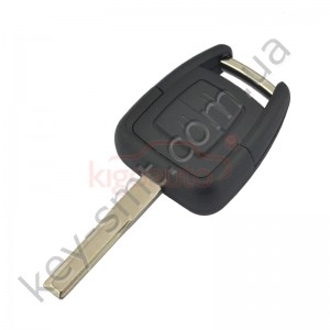 Корпус ключа Opel Vectra, Zafira и другие, 2 кнопки, лезвие HU43 /D