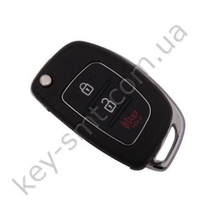 Корпус выкидного ключа Hyundai 2+1 кнопки, лезвие TOY49 /D