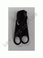 Бегунок спираль №10 двухст ч.никель