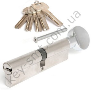 Цилиндр KALE 164 BM/100(45x55) НИКЕЛЬ с плос верту