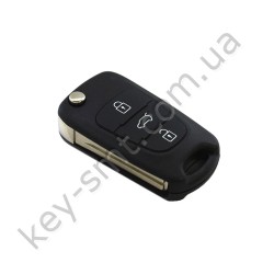 Корпус выкидного ключа Hyundai 3 кнопки, лезвие HYN14R /D