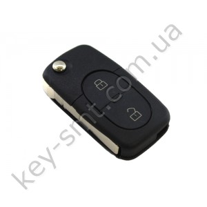 Корпус выкидного ключа Volkswagen Тouareg и др., 2+1 кнопки, лезвие HU66 /D