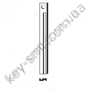 Реечный с пазом 2п 3х10мм \Z\ левый