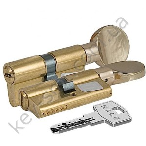 Цилиндр KALE 164 BM/68 (26x10x32T) латунь с вертушкой