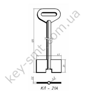 Павлодар - сейф (сейф 6.7х4.2мм) (125x21x41мм)