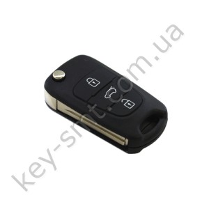 Корпус выкидного ключа Hyundai 3 кнопки, лезвие TOY48 /D