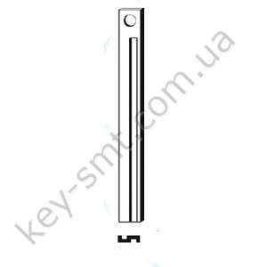 Реечный с пазом 2п 3х9 мм лев