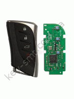 Ключ універсальний Smart KD TIB02-4 для Lexus 8A 4but Keydiy SUV