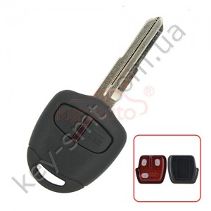 Корпус ключа Mitsubishi Lancer, Outlander и другие, 2 кнопки, лезвие MIT11R, тип 1 /D