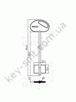 FRO1D /FUARO/104,8x15,6мм  ф5(DV475)