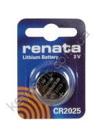 CR2025 Renata батарейка (Lithium 3V)(20.0x2.5mm) (170mAh)