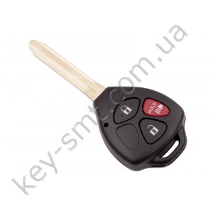 Корпус ключа Toyota Avalon, Camry, Corolla, 2+1 кнопки, лезвие TOY43, тип 1 /D