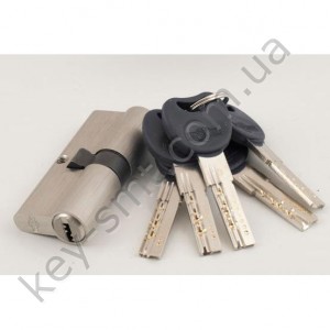 Цилиндр HISAR ZC 80mm 40/40 SN ключ/ключ