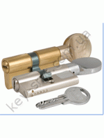 Цилиндр KALE 164 SM/62 (26x10x26T) латунь с плоской ручкой