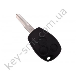 Корпус ключа Renault Kangoo, Traffic и другие, 3 кнопки, лезвие VAC102 /D