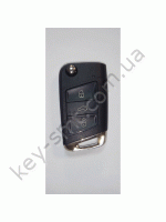 VOLKSWAGEN GOLF7 remote  433mhz (выкидной 3 кнопки оригинал )(LIN)