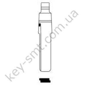 HU75T  /Лезвие-Silca/сильвер никель