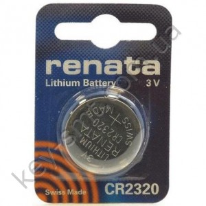 CR2320 Renata батарейка (Lithium 3V) (23.0x2.0mm) (150mAh)