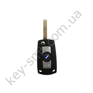 Корпус выкидного ключа BMW 3, 5, 7 Series и другие, 3 кнопки, лезвие HU92, под переделку /D