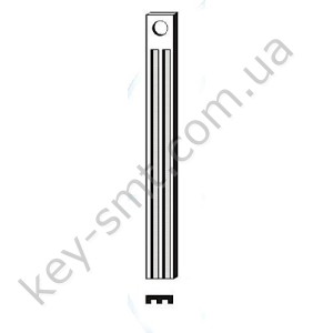 Реечный с пазом 2п 2,5х9,5 мм