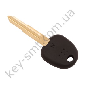 Корпус ключа с местом под чип Hyundai Grandeur, Santa Fe и другие, лезвие HYN7R, с лого /D