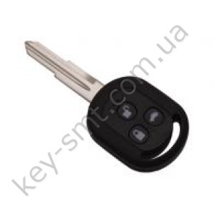 Корпус ключа Chevrolet Lacetti, 3 кнопки, лезвие DWO4R, тип. 2  /D