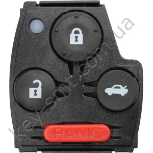 Корпус кнопок ключа Honda, 3+1 кнопки, тип 1 /D