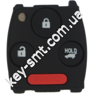 Корпус кнопок ключа Honda, 3+1 кнопки, тип 2 /D