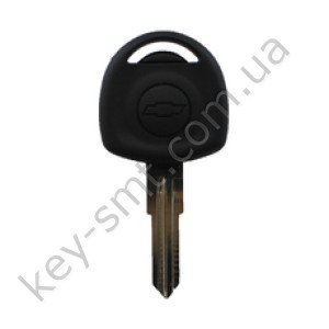 Корпус ключа с местом под чип Chevrolet, лезвие DWO4, тип 1 /D