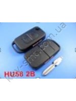 MERCEDES Корпус выкидного ключа HU39 с 2 кнопками  (M018)(77837)i