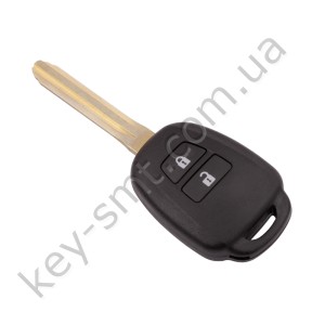 Корпус ключа Toyota Hilux, 2 кнопки, лезвие TOY43 /D
