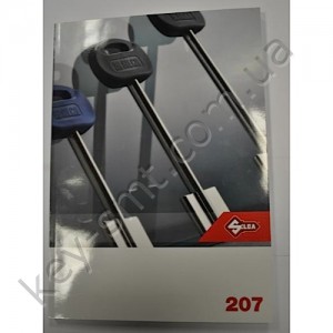 207 Каталог заготовок ключей Silca (бородковые) 210 страниц