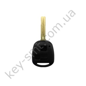 Корпус ключа Toyota Land Cruiser 100 и другие, 2 кнопки, лезвие TOY48, тип 2 /D