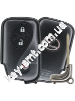 Смарт ключ Lexus RX350, CT200H, RX450H, 315 Mhz, HYQ14ACX Pg1:98, G-chip, 2+1 кнопки /D