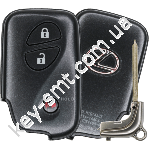 Смарт ключ Lexus RX350, CT200H, RX450H, 315 Mhz, HYQ14ACX Pg1:98, G-chip, 2+1 кнопки /D
