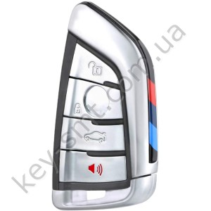 Корпус смарт ключа BMW X5-series (F15, F16, F85), 3+1 кнопки /D