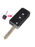 Корпус выкидного ключа Subaru Forester, Impreza, Legacy, 2 кнопки, лезвие NSN19 /D