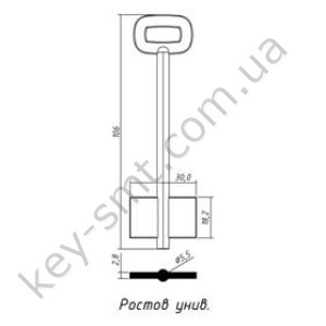 Ростов - универсал  (106x18.2x30мм) (5.5мм)