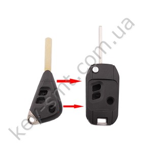 Корпус выкидного ключа Subaru Legacy, Outback и другие, 2+1 кнопки, лезвие DAT17, под переделку /D